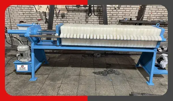 دستگاه فیلترپرس هیدرولیک 400 | فیلتر پرس صفا فیلتر پرس هیدرولیک 400