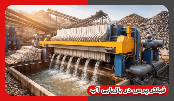 نقش فیلتر پرس در بازیابی آب و کاهش هزینه های فرآوری معدنی